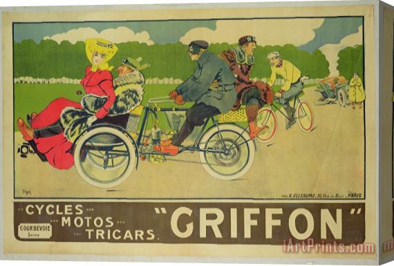 Walter Thor Vintage poster Bicycle Advertisement Stretched Canvas Print / Canvas Art