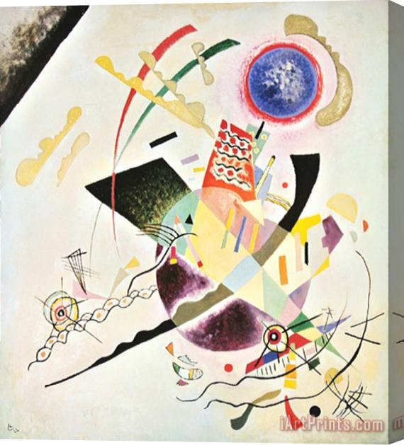 Wassily Kandinsky Blue Circle Cercle Bleu Stretched Canvas Painting / Canvas Art