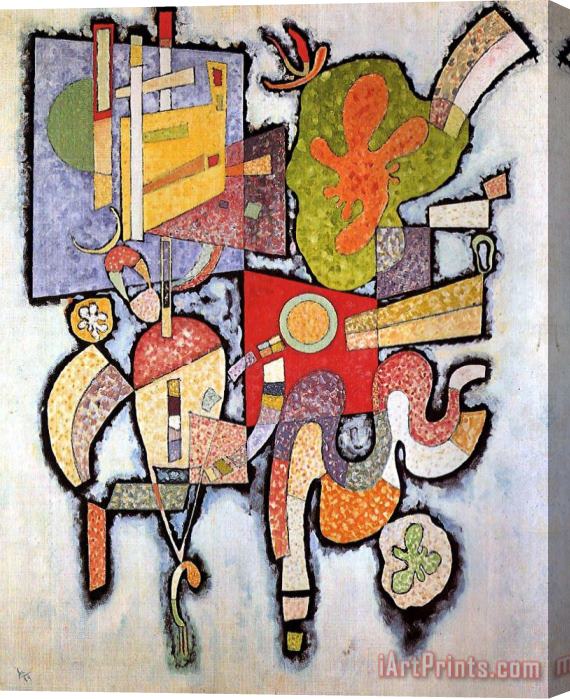 Wassily Kandinsky Complex Simple 1939 Stretched Canvas Painting / Canvas Art