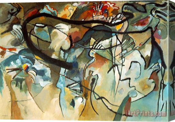 Wassily Kandinsky Composition V 1911 Stretched Canvas Print / Canvas Art
