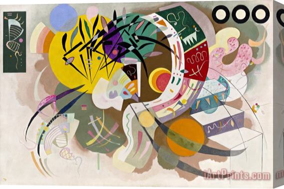 Wassily Kandinsky Dominant Curve Stretched Canvas Print / Canvas Art