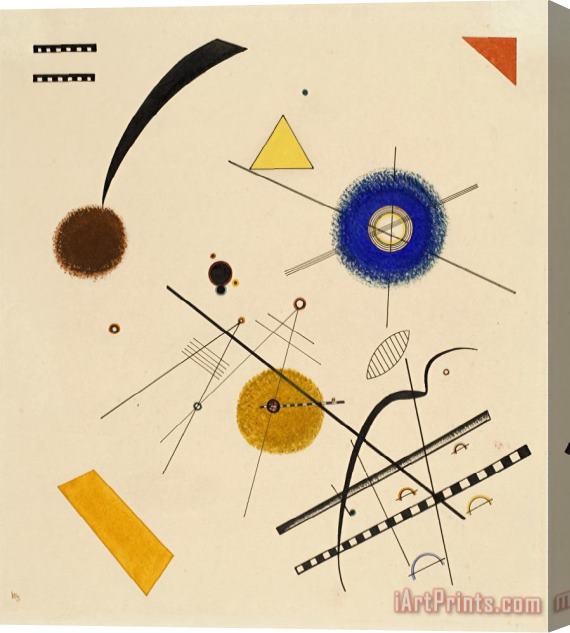 Wassily Kandinsky Drei Freie Kreise (three Free Circles) Stretched Canvas Print / Canvas Art