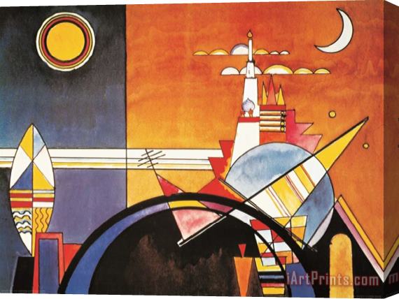 Wassily Kandinsky Grand Torre Kiev Stretched Canvas Painting / Canvas Art