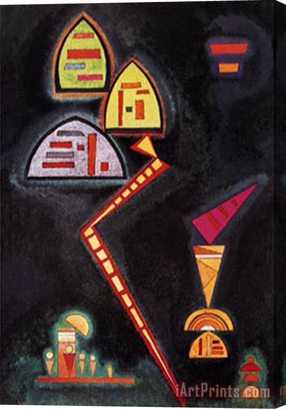 Wassily Kandinsky Grun C 1929 Stretched Canvas Print / Canvas Art