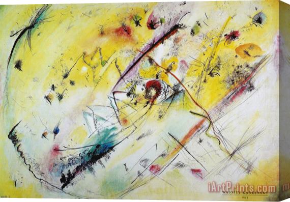 Wassily Kandinsky Helles Bild 1913 Stretched Canvas Print / Canvas Art
