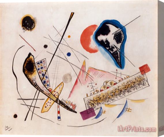 Wassily Kandinsky Lyric Composition Stretched Canvas Print / Canvas Art