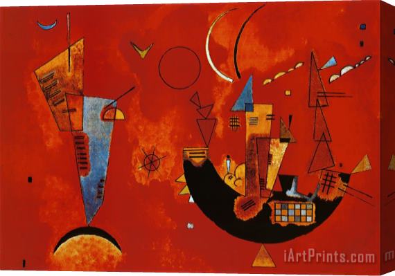 Wassily Kandinsky Mit Und Gegen C 1929 Stretched Canvas Print / Canvas Art