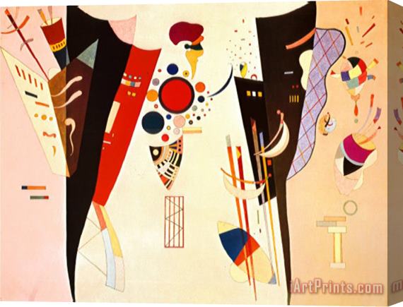 Wassily Kandinsky Reciprocal Agreement C 1942 Stretched Canvas Painting / Canvas Art