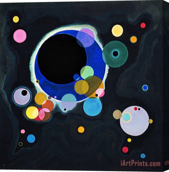 Wassily Kandinsky Several Circles, 1926 Stretched Canvas Print / Canvas Art