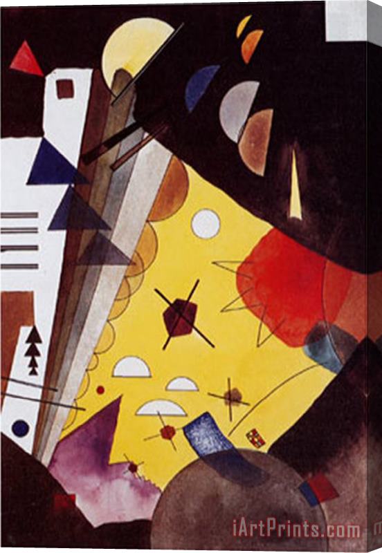 Wassily Kandinsky Tension in Height Stretched Canvas Print / Canvas Art