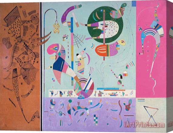 Wassily Kandinsky Various Parts 1940 Stretched Canvas Print / Canvas Art