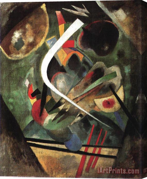Wassily Kandinsky White Stroke 1920 Stretched Canvas Print / Canvas Art