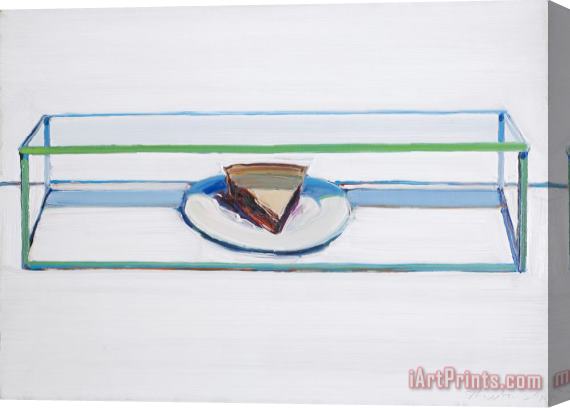 Wayne Thiebaud Caged Pie Stretched Canvas Print / Canvas Art