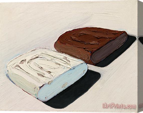 Wayne Thiebaud Fudge And Divinity Stretched Canvas Print / Canvas Art