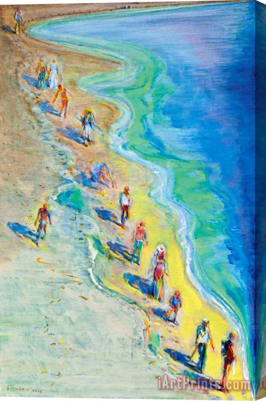 Wayne Thiebaud Long Beach, 2003 Stretched Canvas Print / Canvas Art