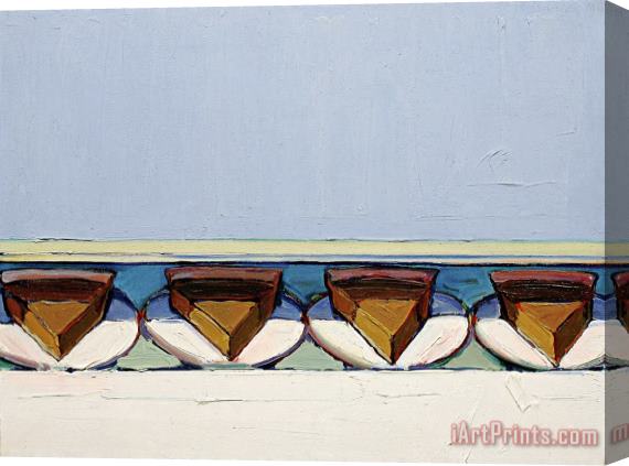 Wayne Thiebaud Pieces of Pumpkin, 1962 Stretched Canvas Print / Canvas Art