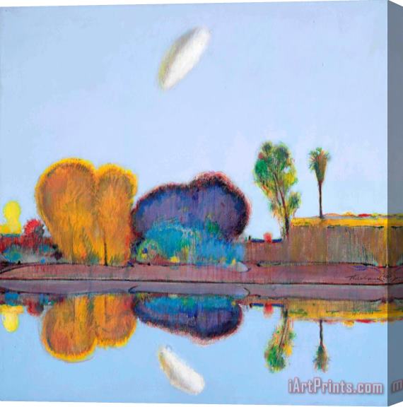 Wayne Thiebaud Reflected Landscape, 1968 Stretched Canvas Painting / Canvas Art