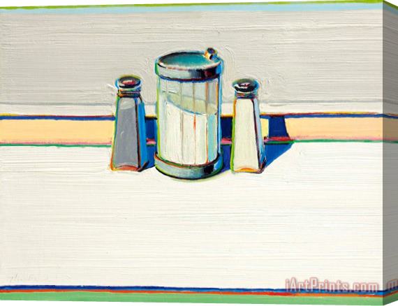 Wayne Thiebaud Salt, Sugar And Pepper, 1970 Stretched Canvas Print / Canvas Art