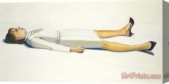 Wayne Thiebaud Supine Woman Stretched Canvas Painting / Canvas Art