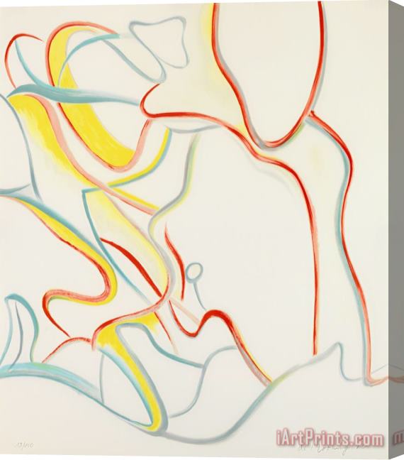 Willem De Kooning Quatre Lithographies, 1986 Stretched Canvas Print / Canvas Art