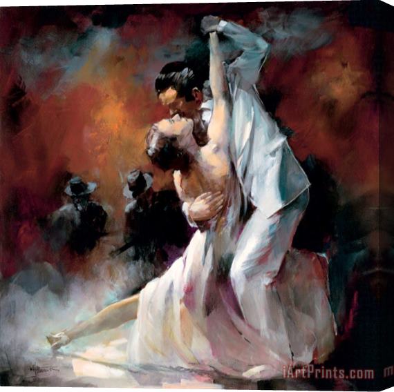willem haenraets Tango Argentino I Stretched Canvas Painting / Canvas Art