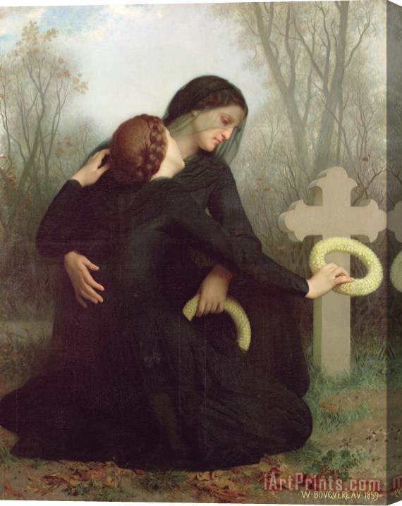 William Adolphe Bouguereau All Saints Day Stretched Canvas Print / Canvas Art