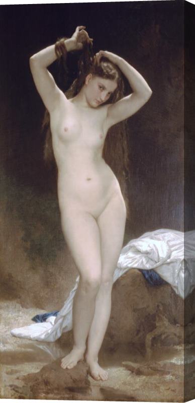 William Adolphe Bouguereau Baigneuse Or Bather Stretched Canvas Print / Canvas Art
