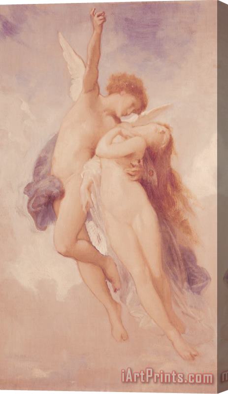 William Adolphe Bouguereau Cupid and Psyche Stretched Canvas Print / Canvas Art