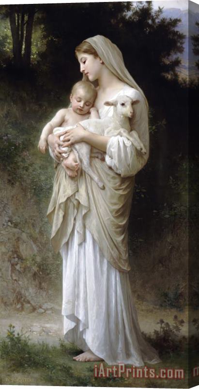 William Adolphe Bouguereau L'innocence Stretched Canvas Painting / Canvas Art
