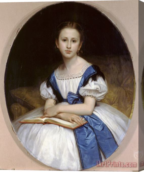 William Adolphe Bouguereau Portrait of Miss Brissac Stretched Canvas Print / Canvas Art