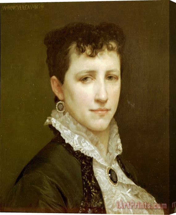 William Adolphe Bouguereau Portrait of Miss Elizabeth Gardner Stretched Canvas Print / Canvas Art