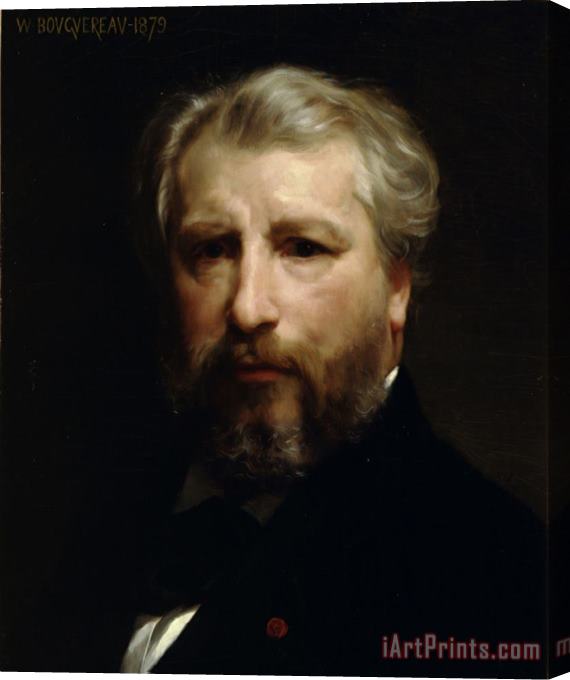 William Adolphe Bouguereau Portrait of The Artist Stretched Canvas Print / Canvas Art