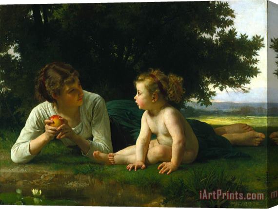 William Adolphe Bouguereau Temptation Stretched Canvas Print / Canvas Art