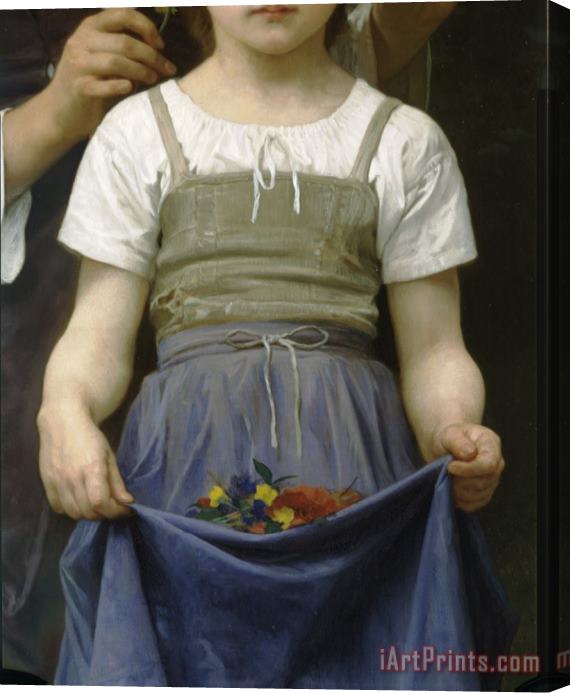 William Adolphe Bouguereau The Jewel of The Fields Stretched Canvas Painting / Canvas Art