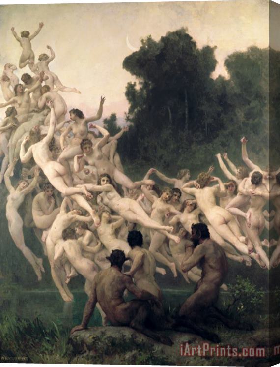 William Adolphe Bouguereau The Oreads Stretched Canvas Painting / Canvas Art