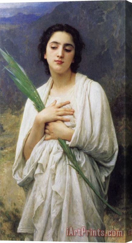 William Adolphe Bouguereau The Palm Leaf Stretched Canvas Painting / Canvas Art