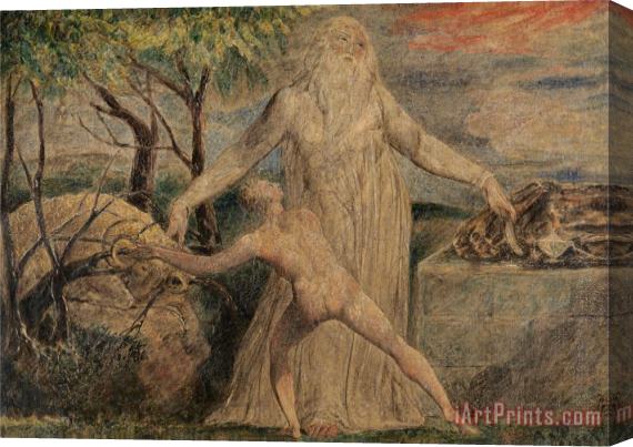 William Blake Abraham And Isaac Stretched Canvas Print / Canvas Art