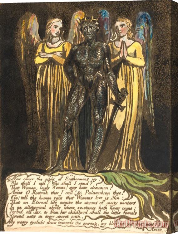 William Blake Europe. a Prophecy, Plate 7, 
