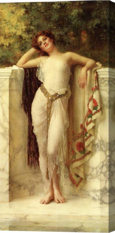 William Clarke Wontner A Classical Beauty Stretched Canvas Painting / Canvas Art