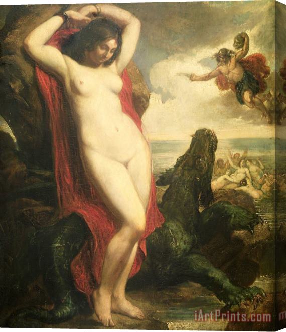 William Etty Andromeda and Perseus Stretched Canvas Print / Canvas Art