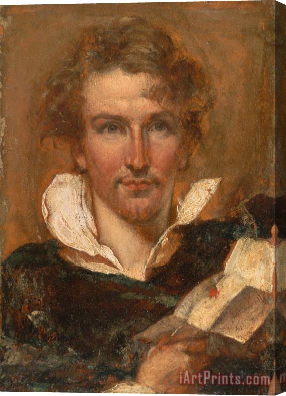 William Etty Self Portrait Stretched Canvas Painting / Canvas Art