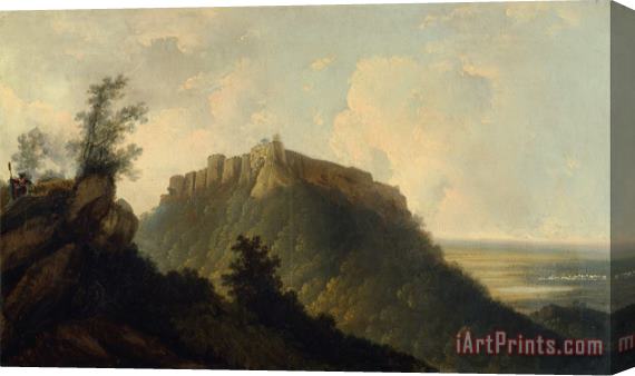 William Hodges The Fort of Bidjegur Stretched Canvas Print / Canvas Art