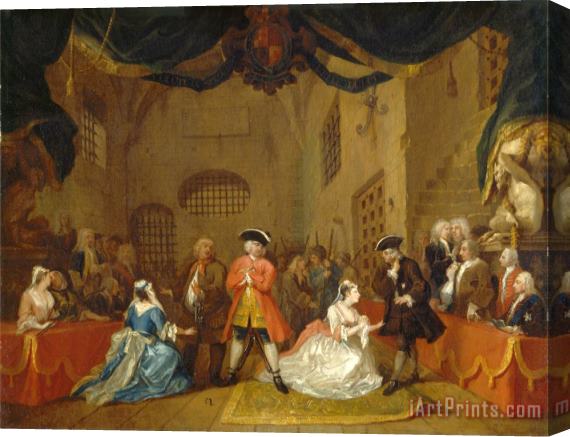 William Hogarth The Beggar's Opera Stretched Canvas Print / Canvas Art