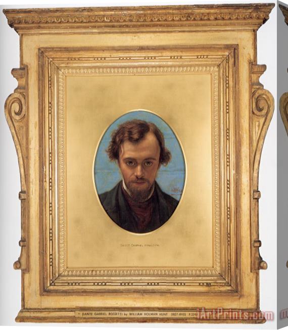 William Holman Hunt Dante Gabriel Rossetti Stretched Canvas Print / Canvas Art