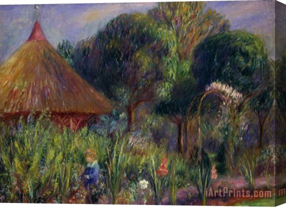 William James Glackens Lenna By A Summer House Stretched Canvas Painting / Canvas Art