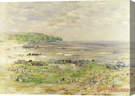 William McTaggart Preaching of St. Columba Iona Inner Hebridies Stretched Canvas Painting / Canvas Art