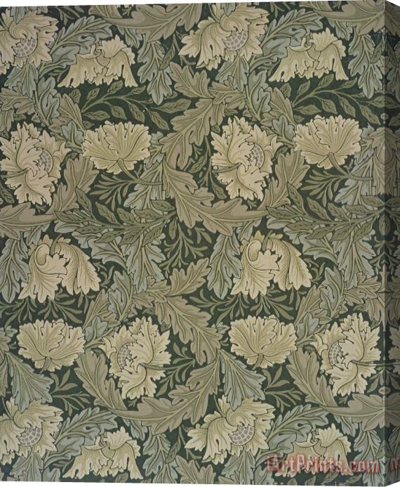 William Morris Design for 'Lea' wallpaper Stretched Canvas Painting / Canvas Art