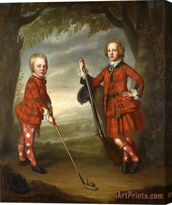 William Mosman Sir James Macdonald 1741 1765 And Sir Alexander Macdonald 1744 1810 Stretched Canvas Print / Canvas Art