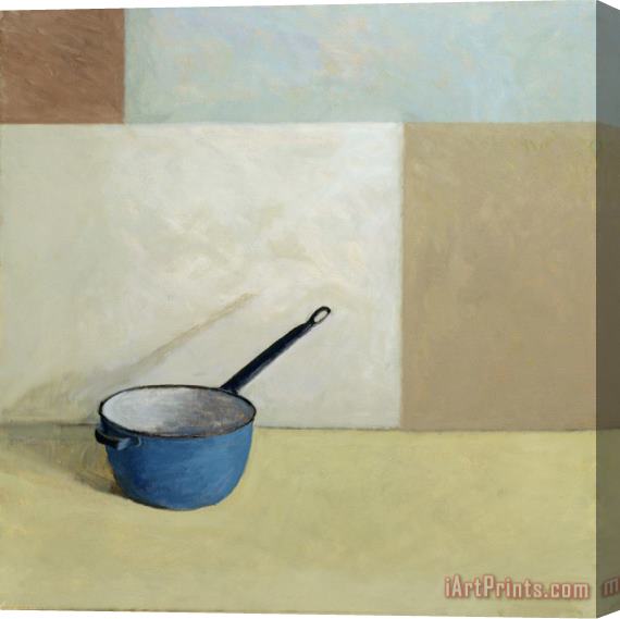 William Packer Blue Saucepan Stretched Canvas Print / Canvas Art