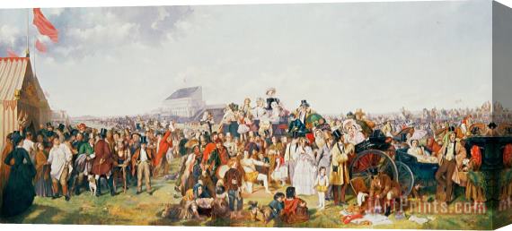 William Powell Frith Derby Day Stretched Canvas Painting / Canvas Art